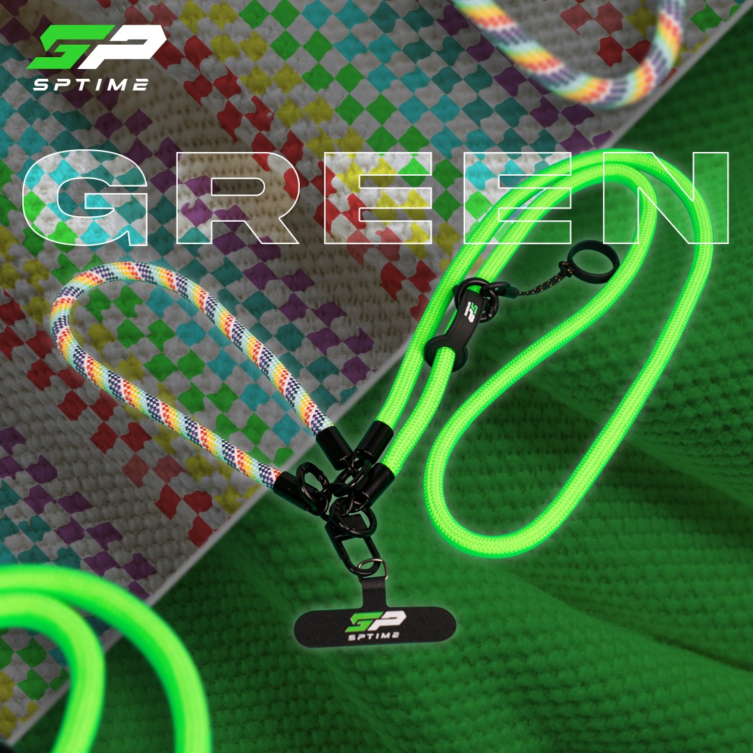 SPTIME Premium Lanyard (Green)-image
